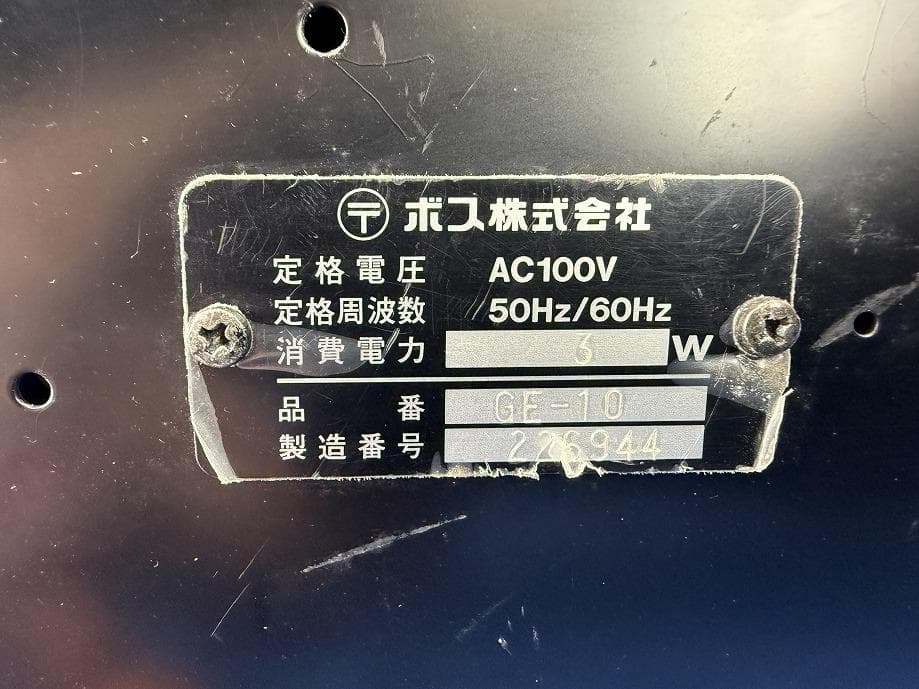 BOSS GE-10 GraphicEqualizerグラフィックイコライザー