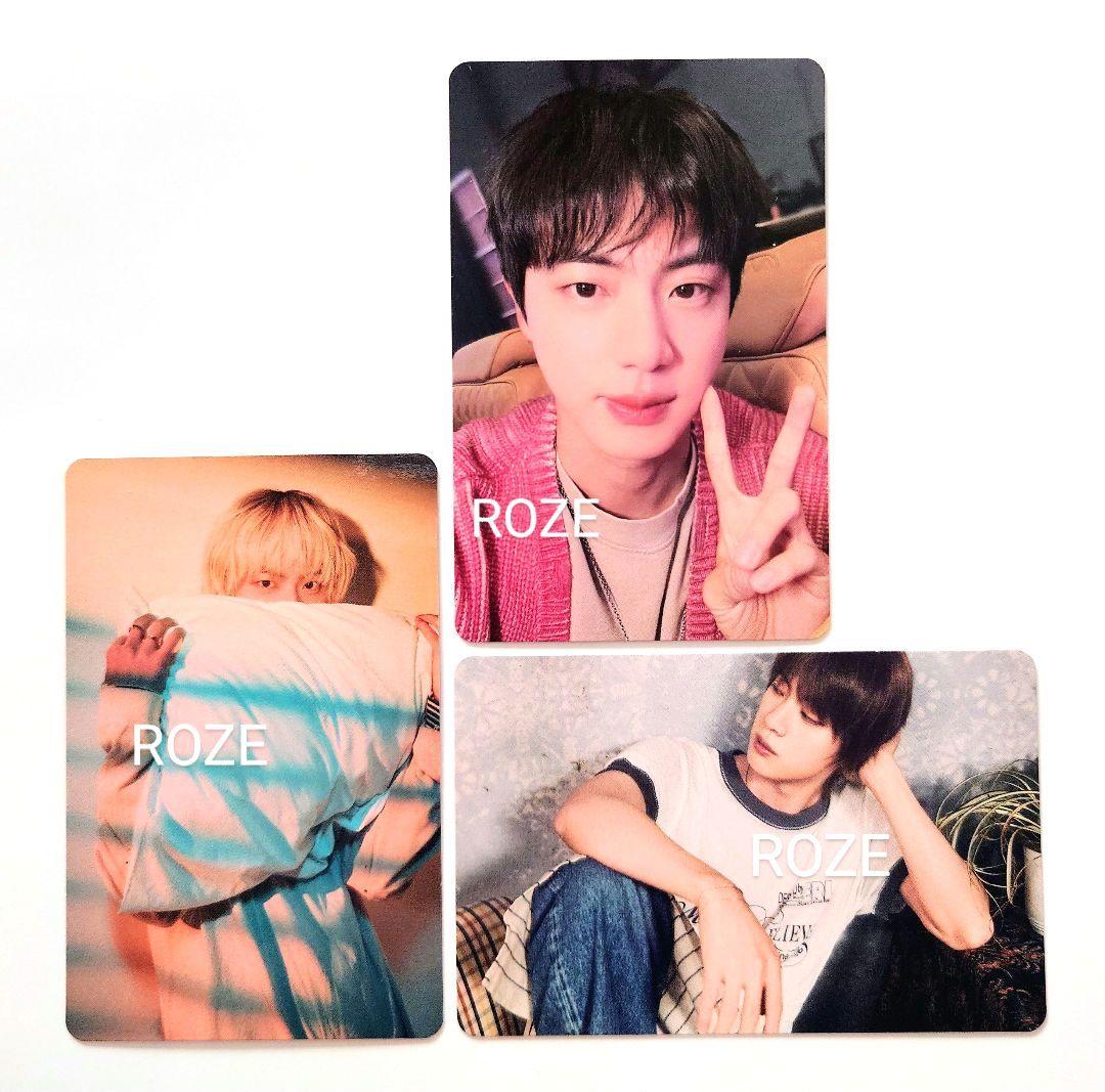 BTS ジン JIN アルバム Happy ラキドロ ユニバ トレカ 3種×5