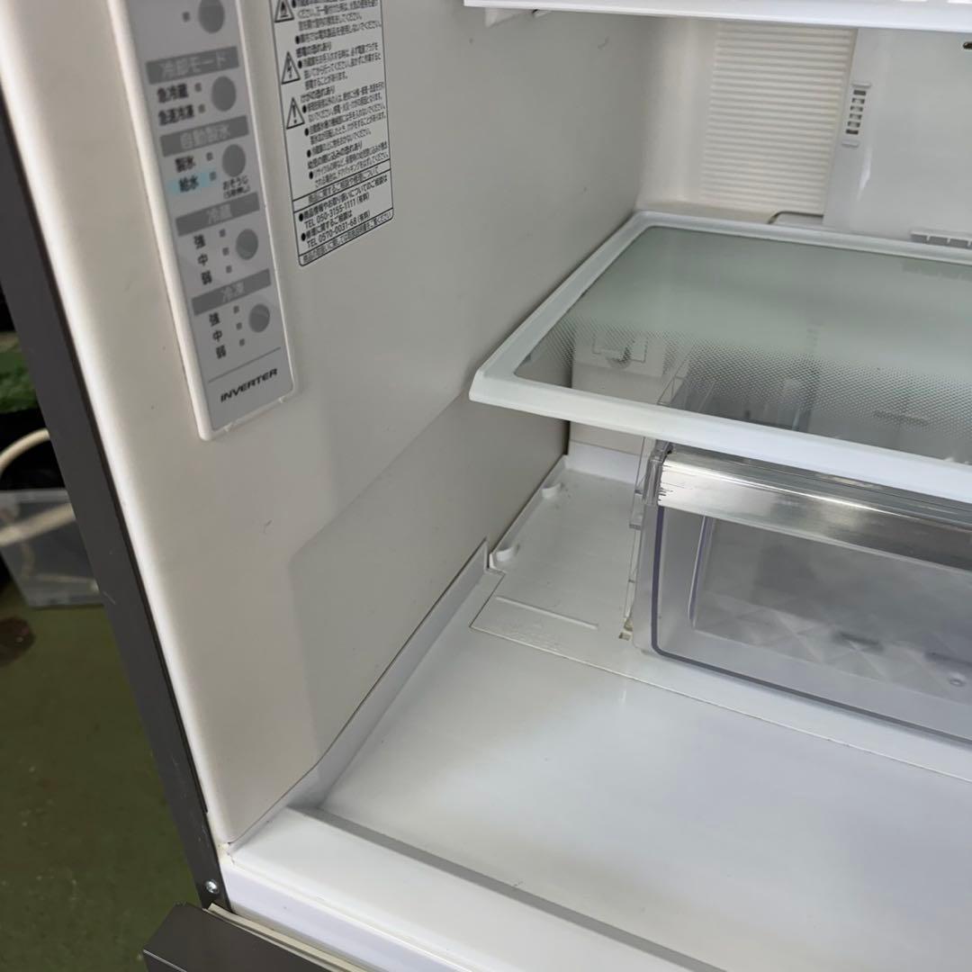 289 日立　大型冷蔵庫　300L強　小型　家庭用　右開き　訳あり　シルバー