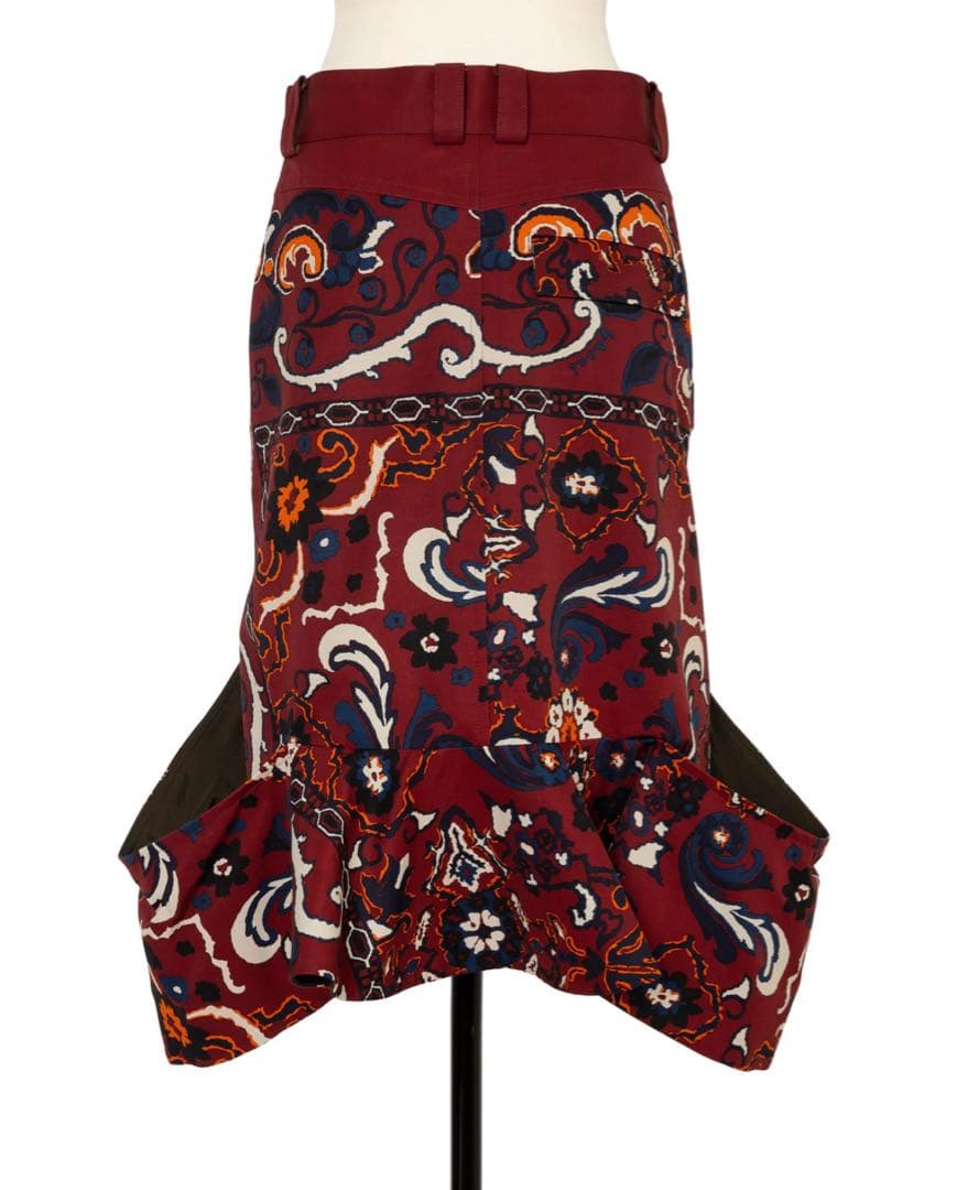 最終値下★sacaiタイトスカートフローラルFloral Print Skirt