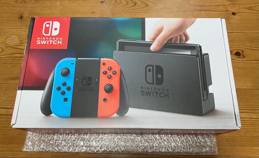 【完品】Nintendo Switch バッテリー強化　ネオンレット　ブルー