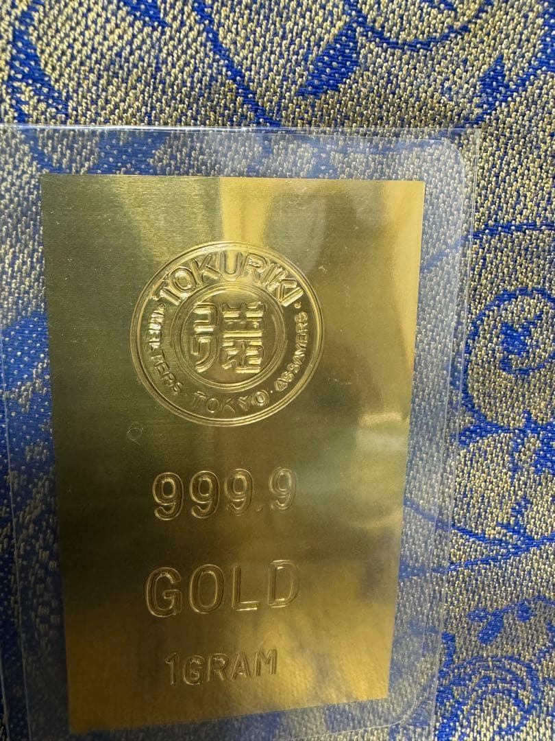TOKURIN 999.9 ゴールド 1グラム