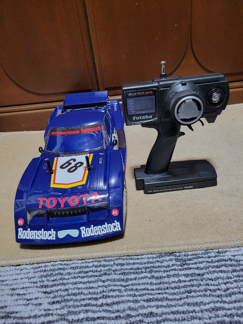 タミヤラジコン　TT01シャーシトヨタセリカLBボディメカ付