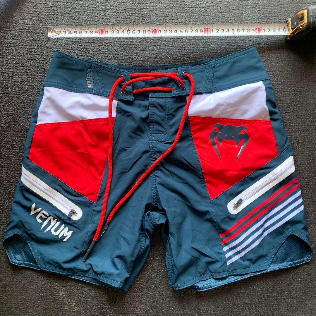 VENUM ヴェヌム ヴェナム サーフパンツ カーゴパンツ 紺×赤 Mサイズ相当