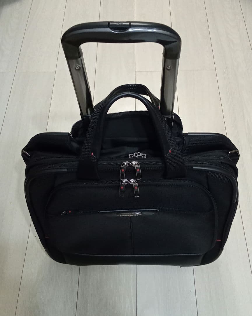 Samsonite プロデラックス ビジネスバッグ(ローリングトート) 2輪 黒