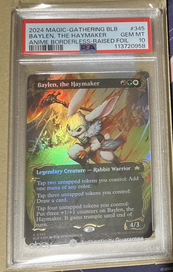 PSA10　狩り手、ベイレン　レイズドFoil　英語版　MTG　BLB