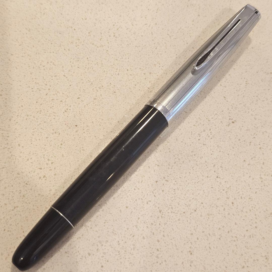 Aurora アウロラ ヴィンテージ万年筆　シルバー