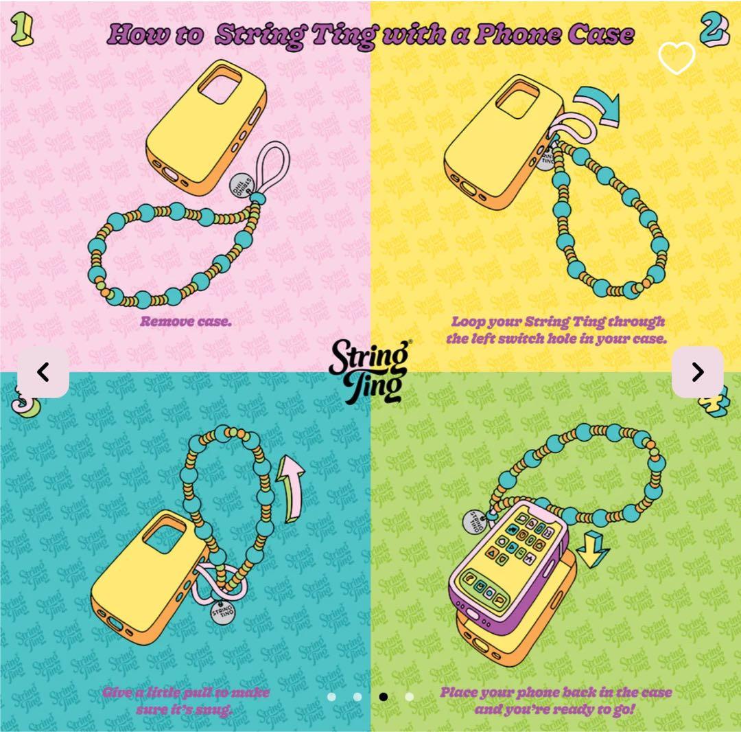 ★String Ting★Kawaii In the Sky スマホストラップ