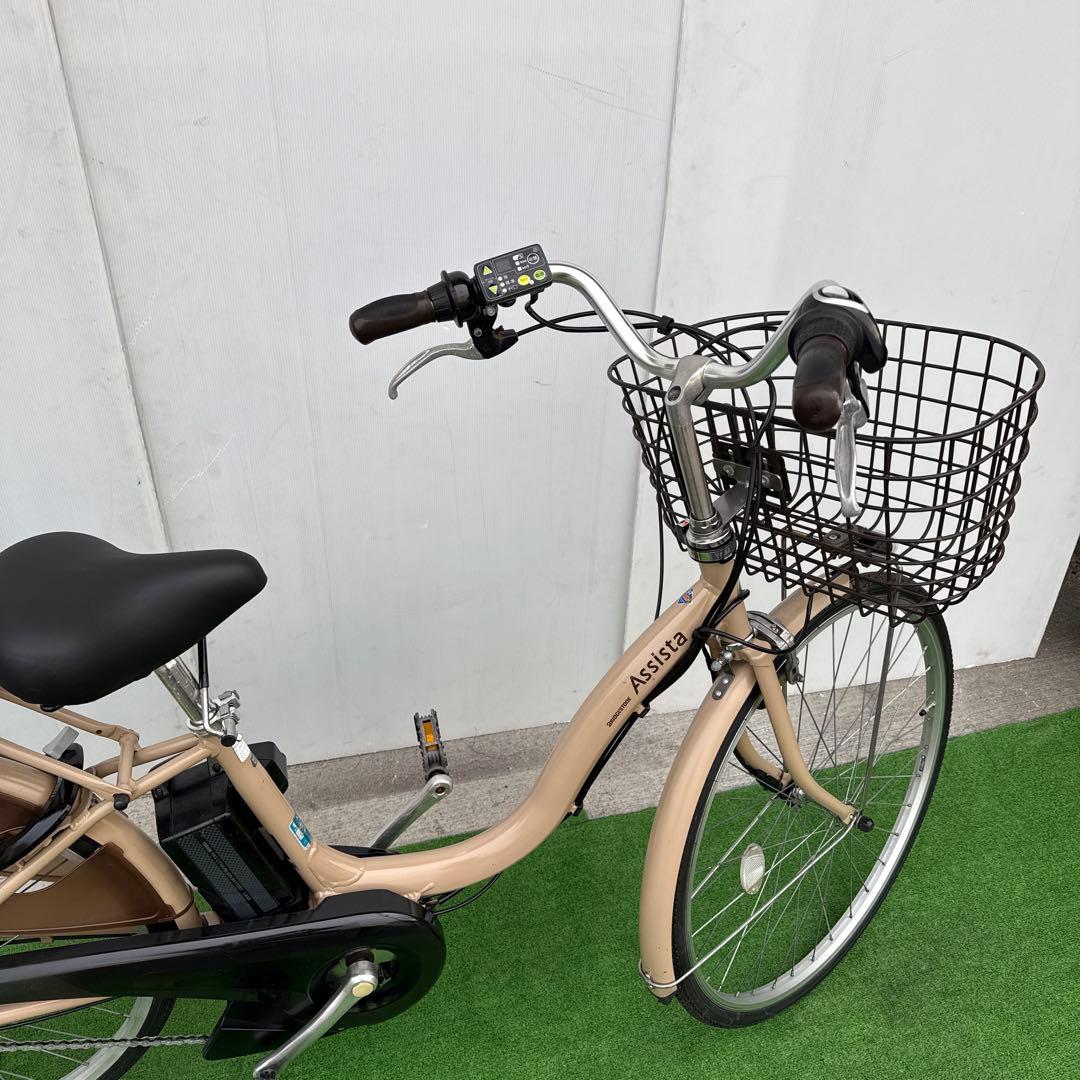 ブリヂストン電動アシスト自転車26インチ イエロー