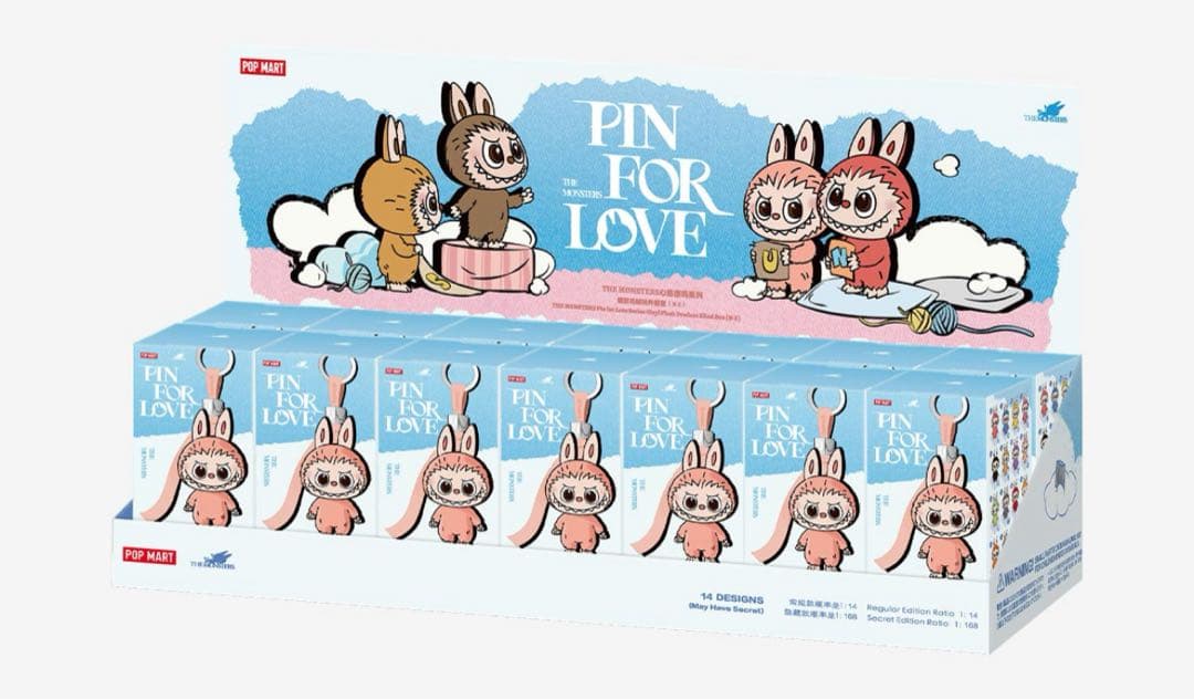 ラブブ PIN FOR LOVEアソートボックス N-Z ポップマート