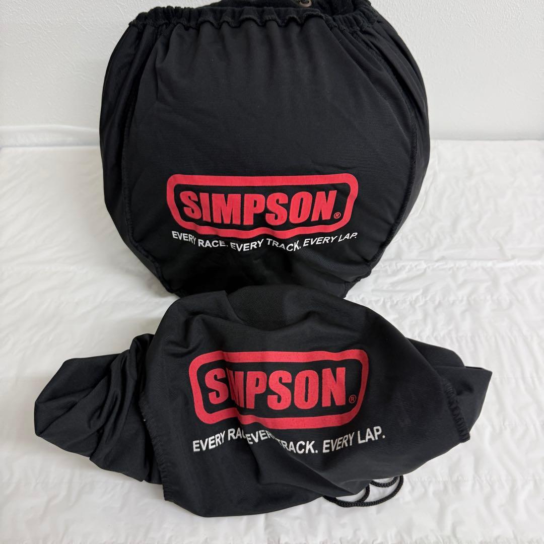 SIMPSON ヘルメット 旧モデル バンディット系 白