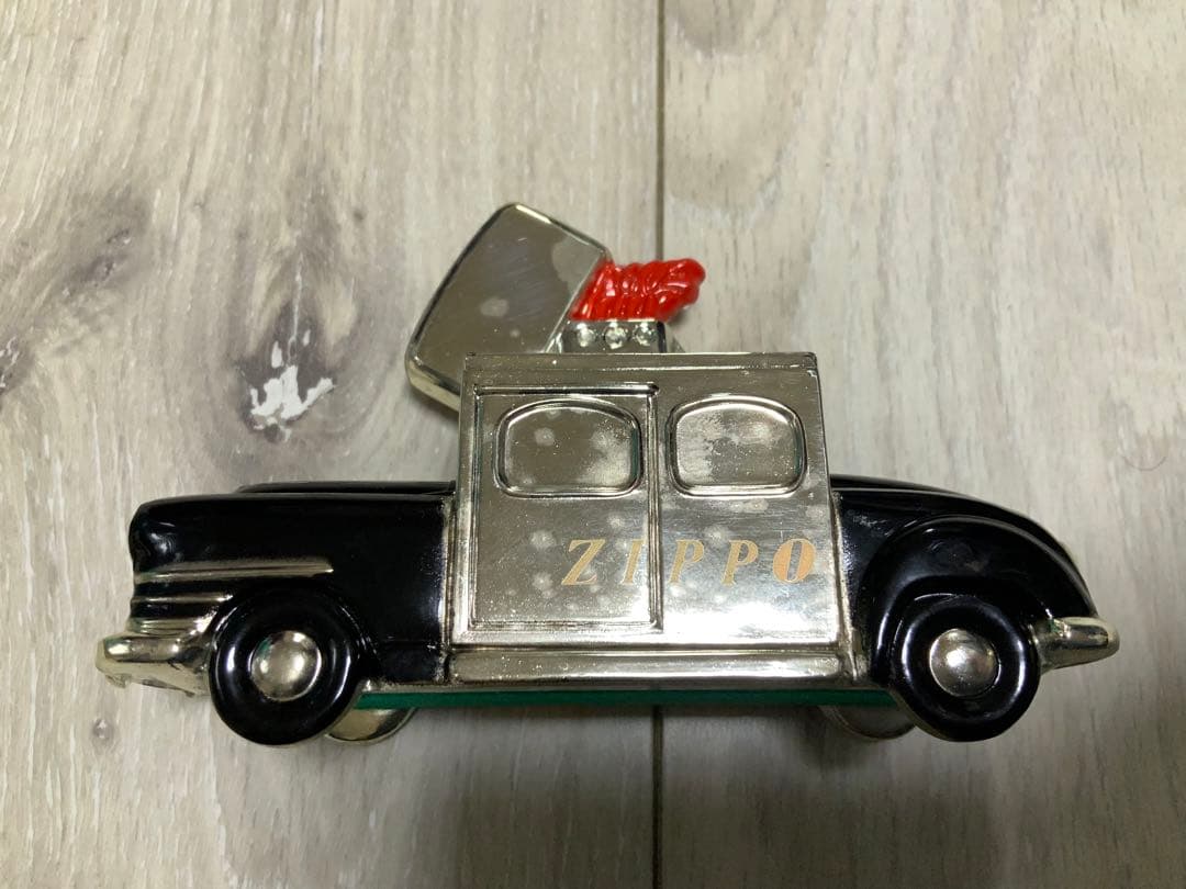 必見 Zippoジッポカー ZIPPO付 未使用品 ビンテージ 美品