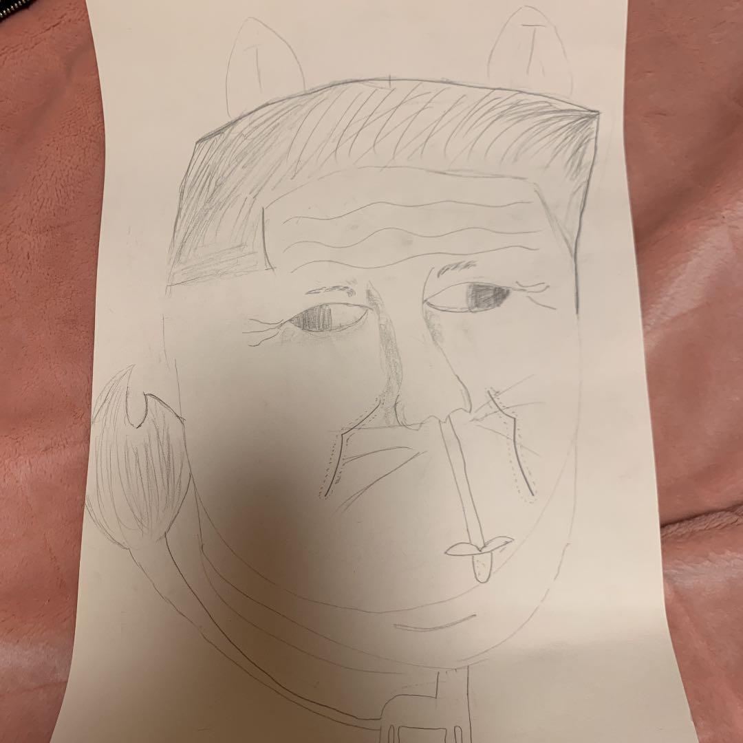 中学三年生が書いた絵です