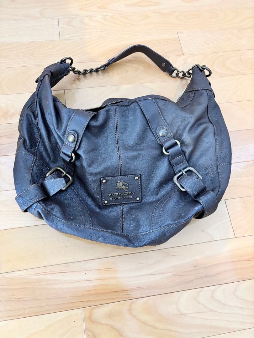 BURBERRY BLUE LABELレザー ショルダーバッグ