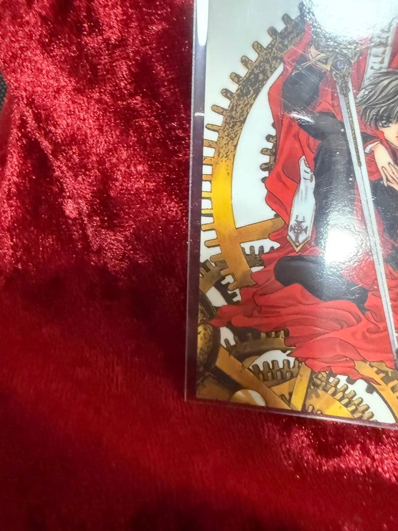 CLAMP X プロモーションカード X3 司狼神威 桃生封真　原作絵　2002