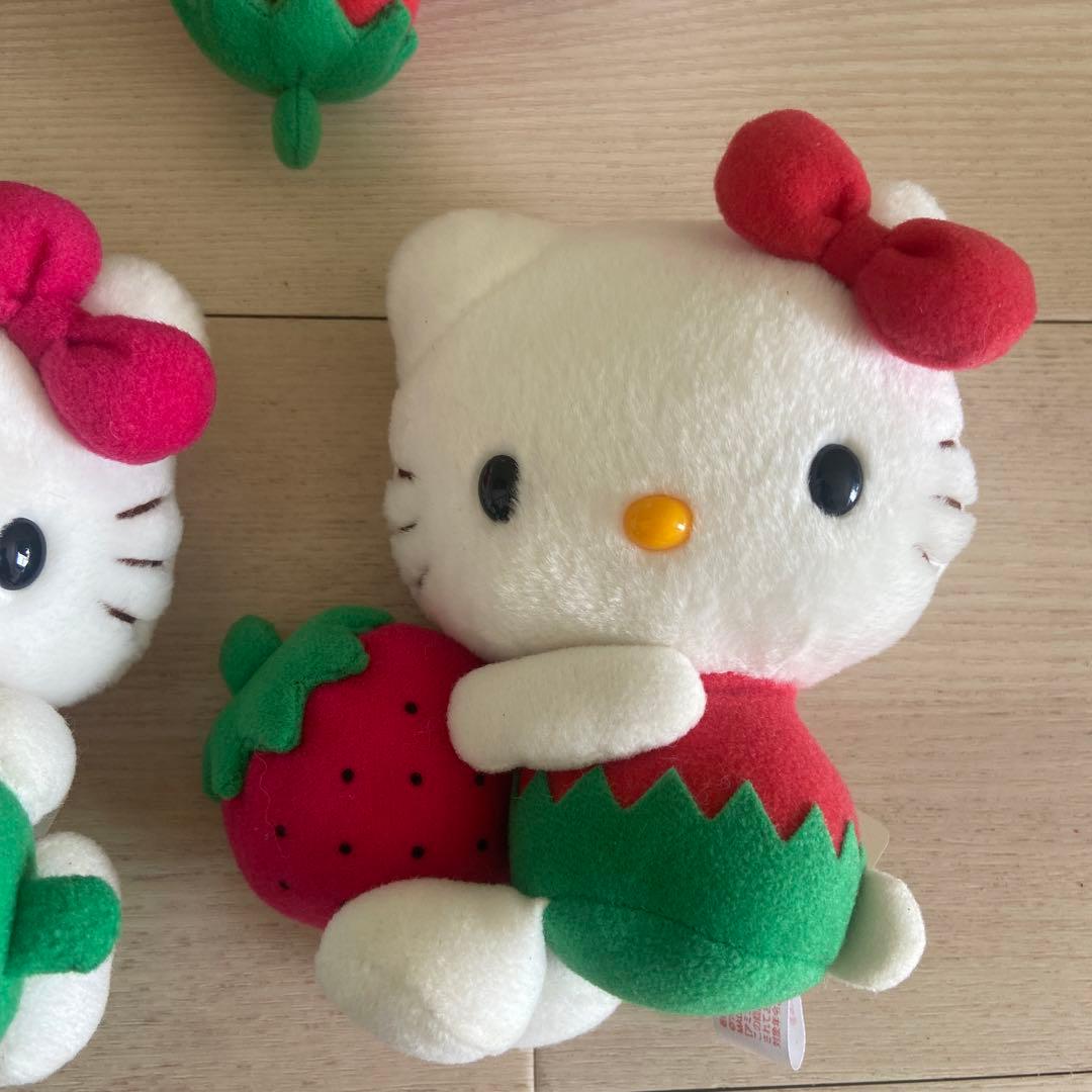 サンリオ　いちごキティ ぬいぐるみ　非売品　グッズ　平成レトロ　レア　まとめ売り