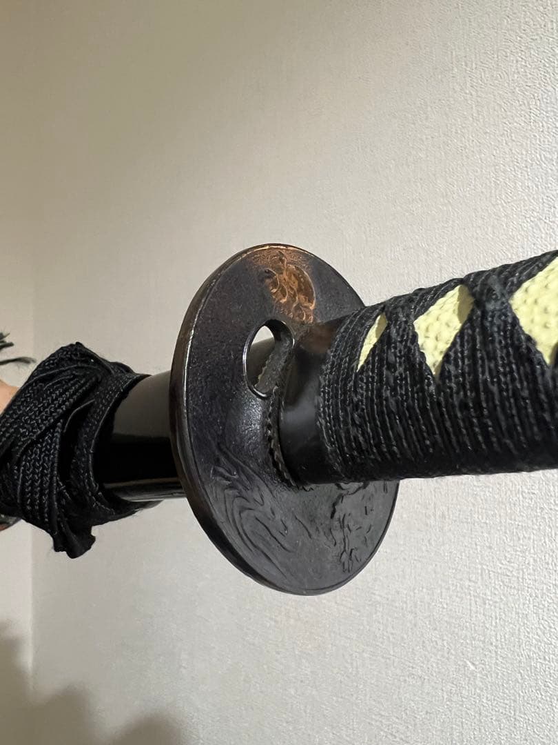 模造刀 黒石目 剣舞演劇用 アルミ刀身 小刀