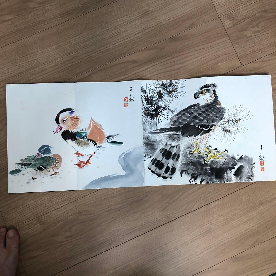 掛け軸　絵帳(3)骨董品　美術品