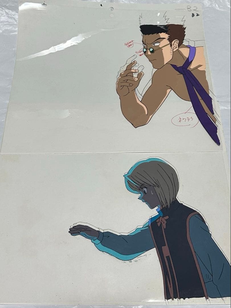 レア 貴重 HUNTER×HUNTER セル画　クラピカ　レオリオ　旧