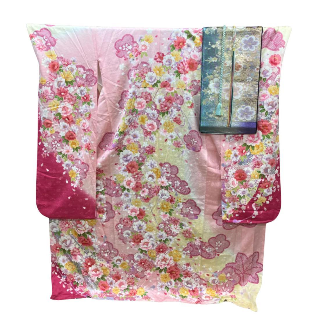 ≪早い者勝ち≫【美品】 振袖セット 成人式 正絹 古典柄 ピンク S*82●