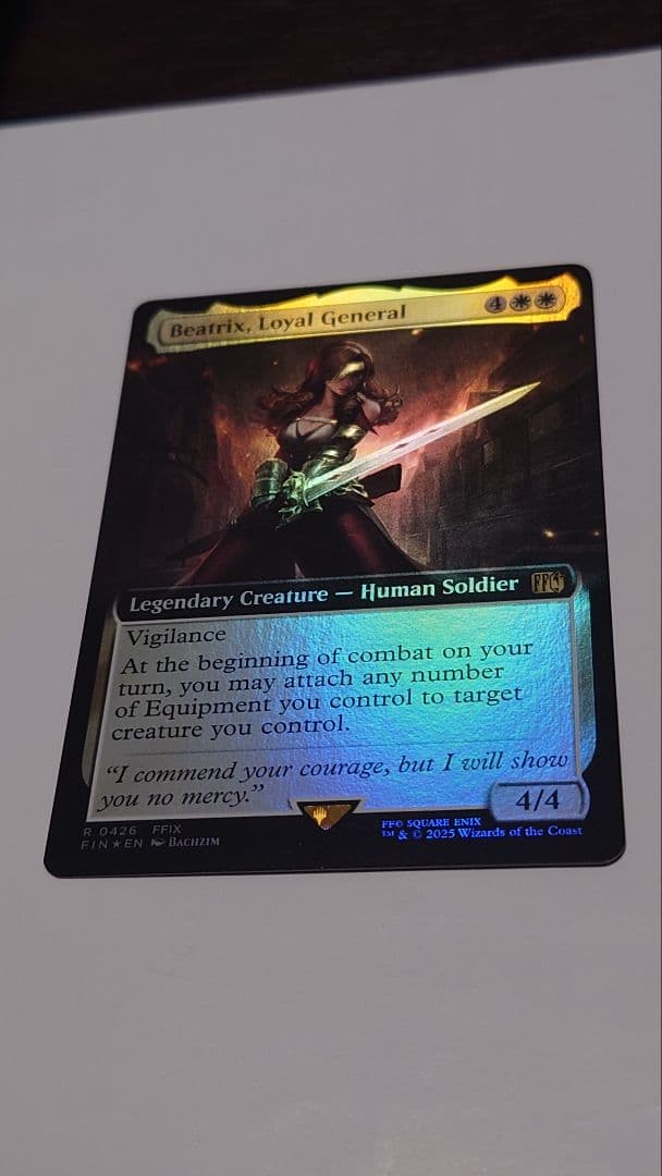 MTG FF 忠実なる将軍、ベアトリクス 拡張 Foil