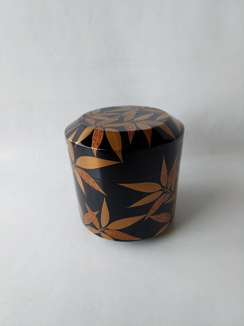 岡本漆専堂 岡本漆園 作 露笹 棗 共箱 漆器 漆芸 抹茶 茶道具 新品 未使用