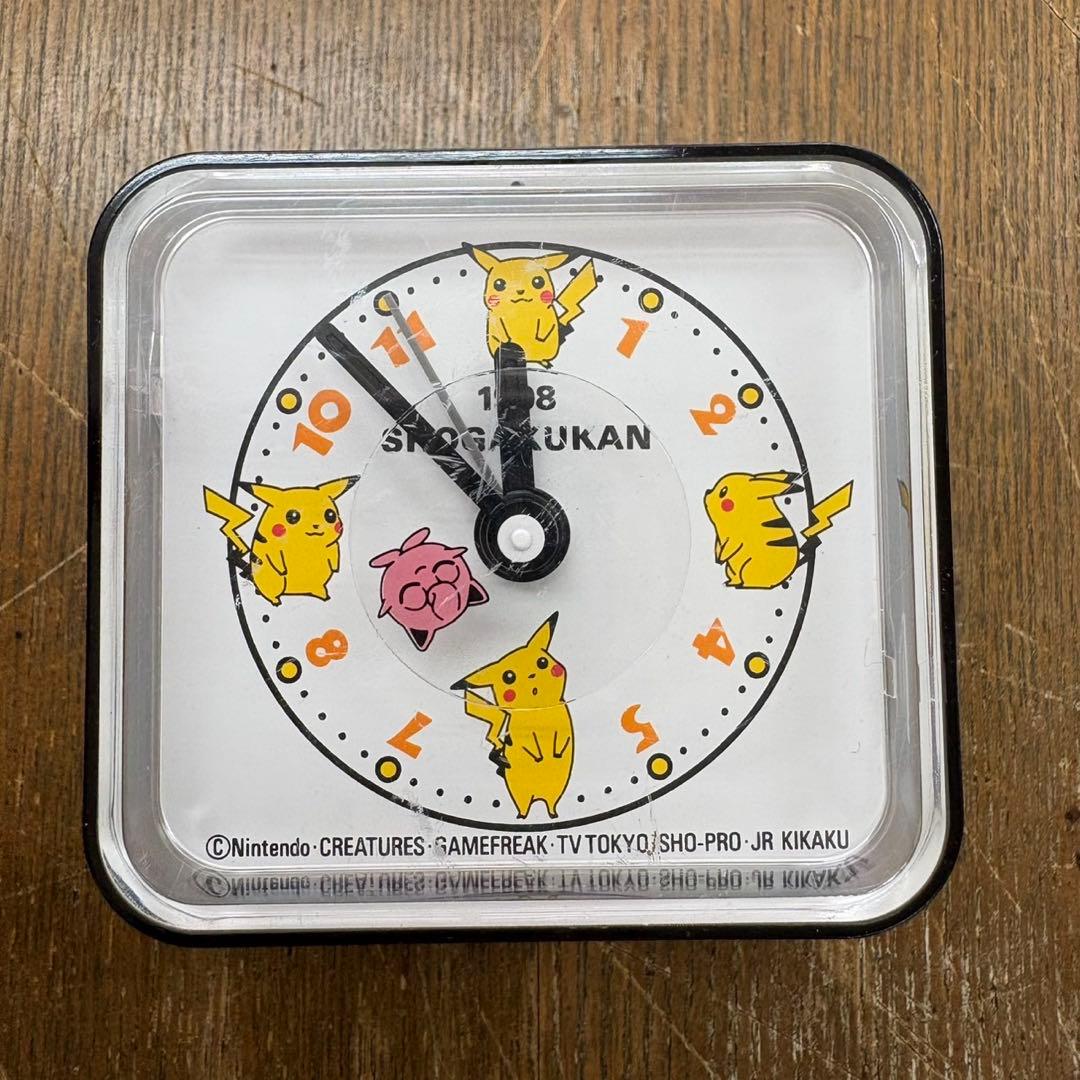 ポケモン 置き時計 ピカチュウ 小学館 1998 希少