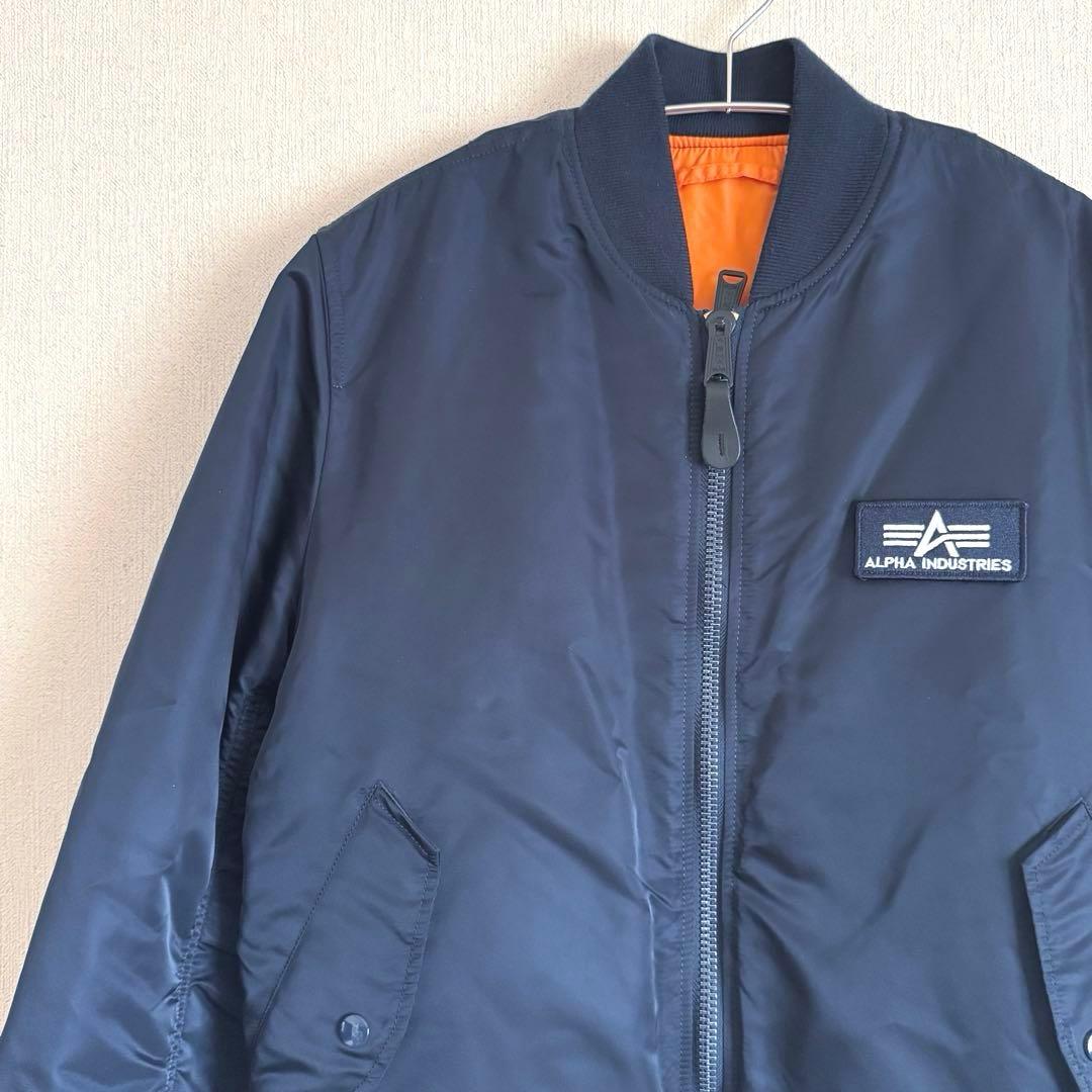 【美品】バンダイ　MA1フライトジャケット　機動戦士ガンダム　アルファコラボ　L