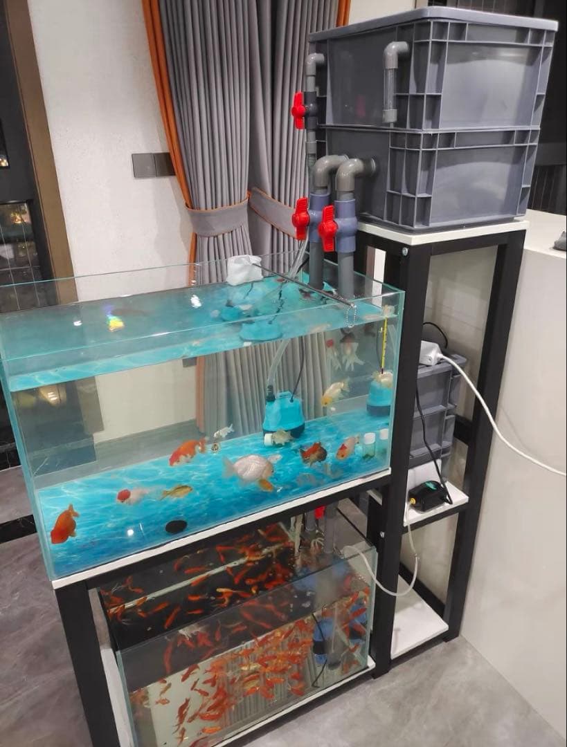 万能濾過お任せ濾過材付きフルセット 水槽池用濾過器フィルター大型水槽濾過装置