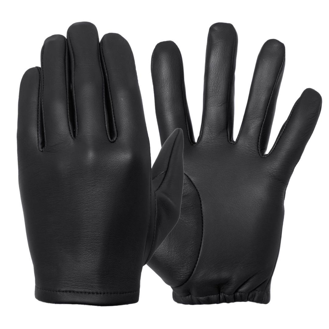 希少 Tough Gloves 革手袋 レザーグローブ 警察官 黒 レザー手袋