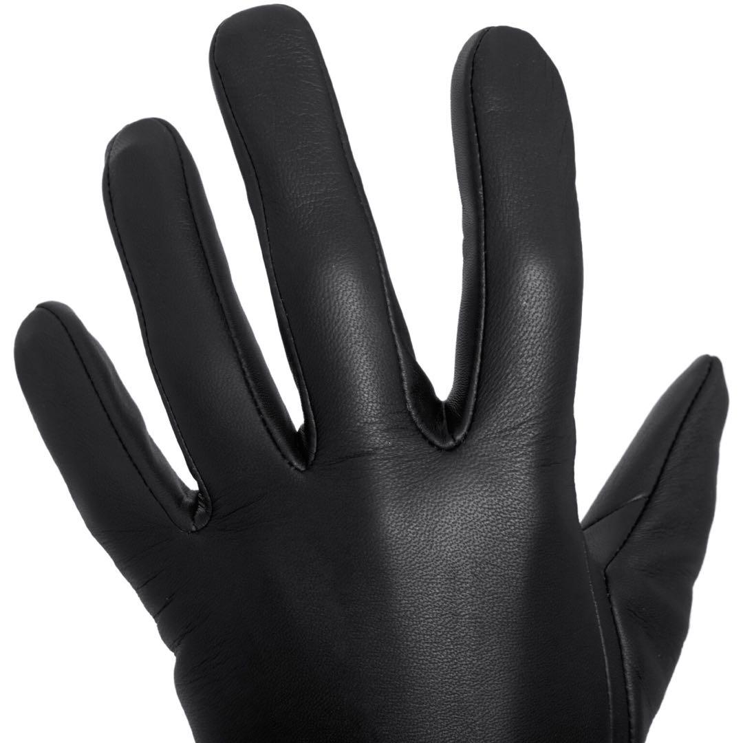 希少 Tough Gloves 革手袋 レザーグローブ 警察官 黒 レザー手袋
