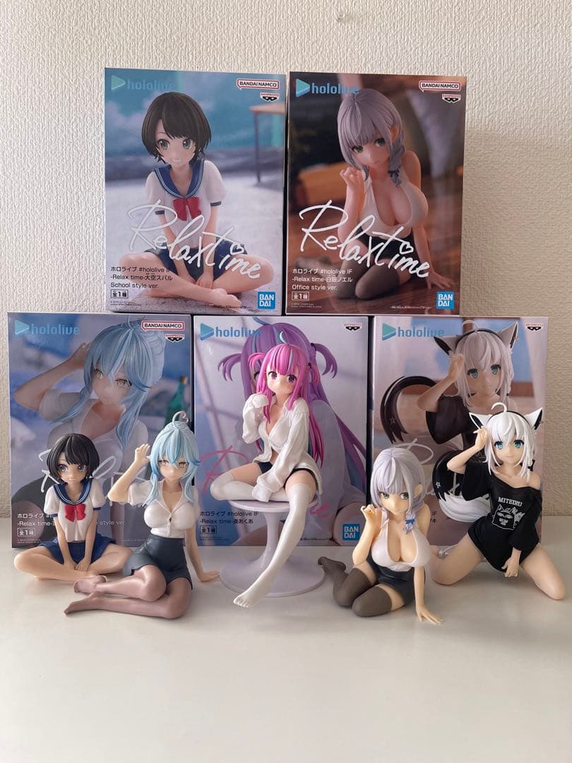 ホロライブ　#hololive IF Relax time フィギュア　5体