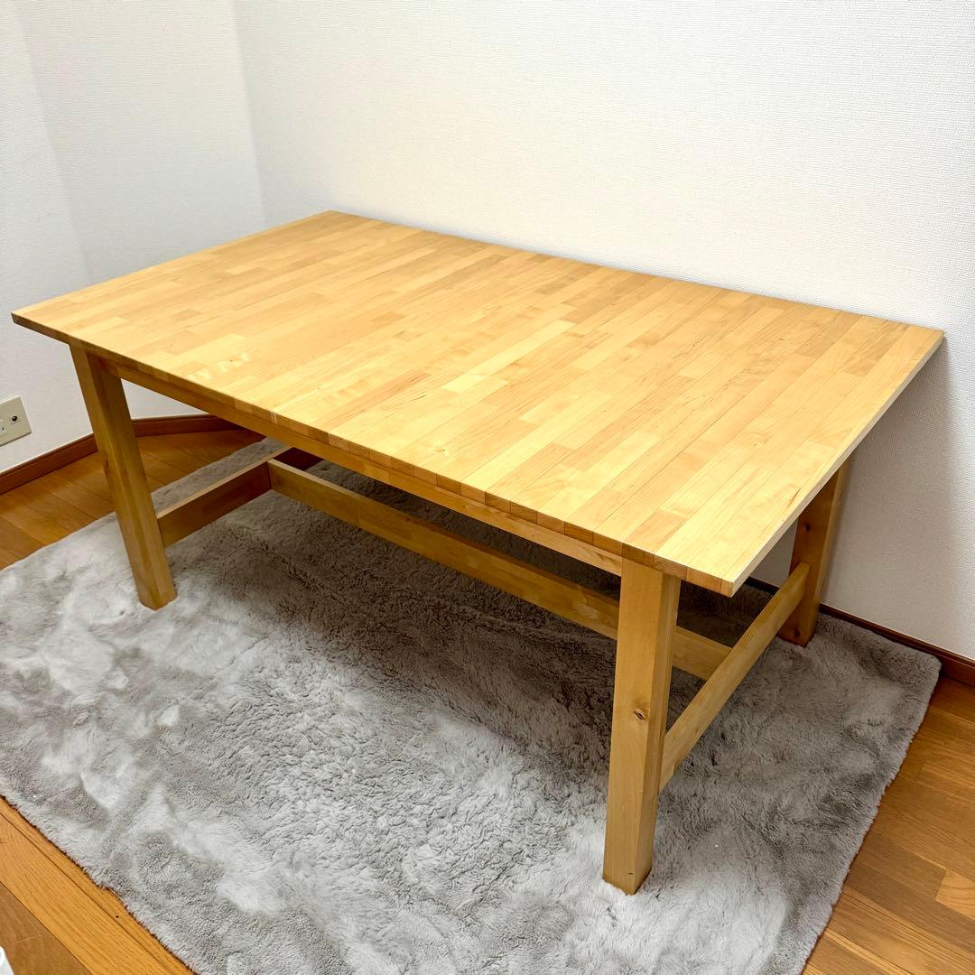 jh  【廃盤/美品】IKEA NORDEN 伸長式 ダイニングテーブル
