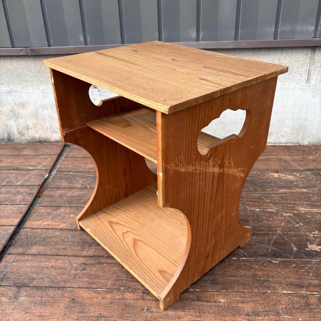 C1昭和レトロ 茶道具 玄々斎好 杉棚 風炉先棚 置き棚 茶棚 茶室道具 古道具