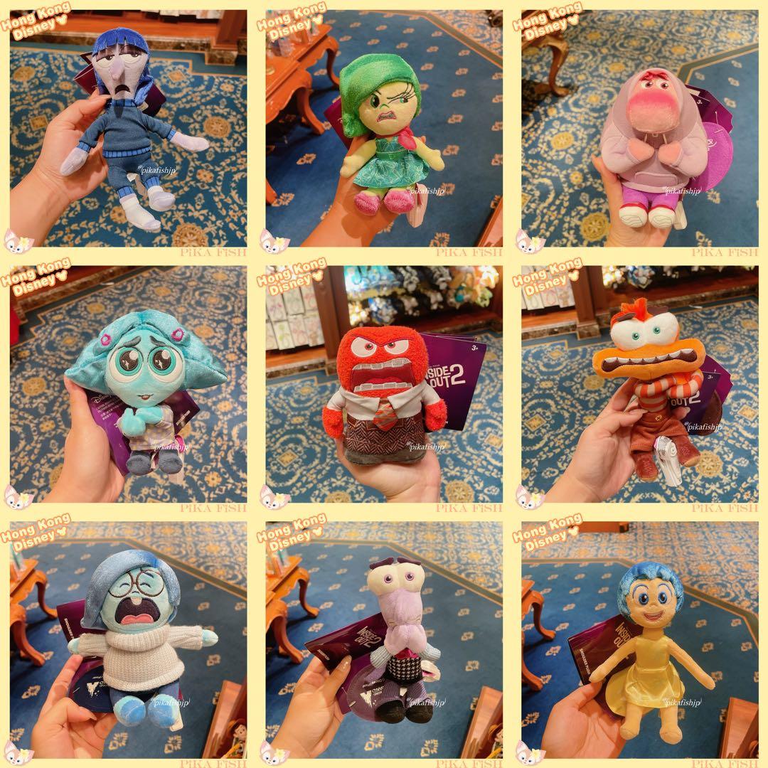 肩のせぬいぐるみ　インサイドヘッド　9点セット