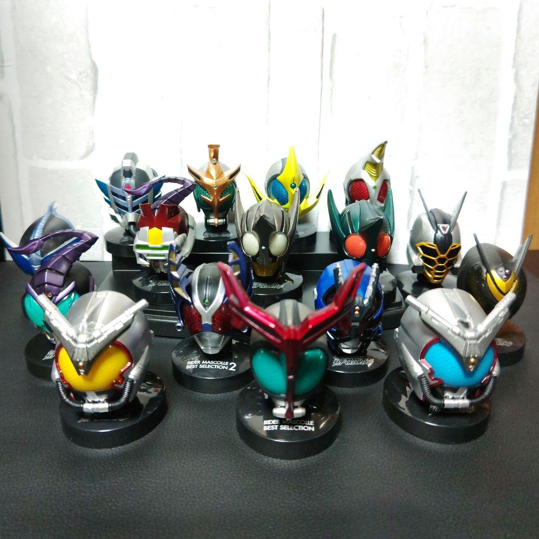 仮面ライダー マスクコレクション　仮面ライダーカブト １６種セット