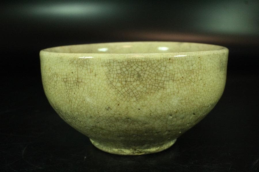 茶道具 古萩 茶碗 仕服 時代物(K-XA816)