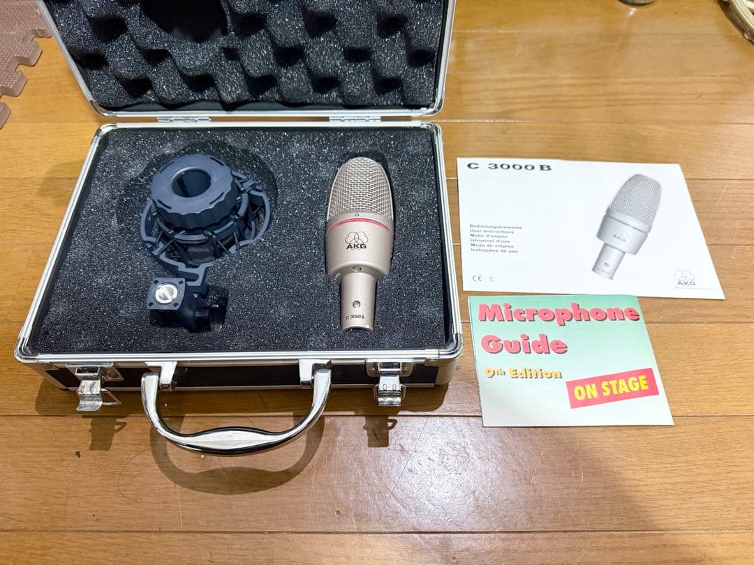 【美品】 AKG 「C 3000 B」コンデンサーマイク セット
