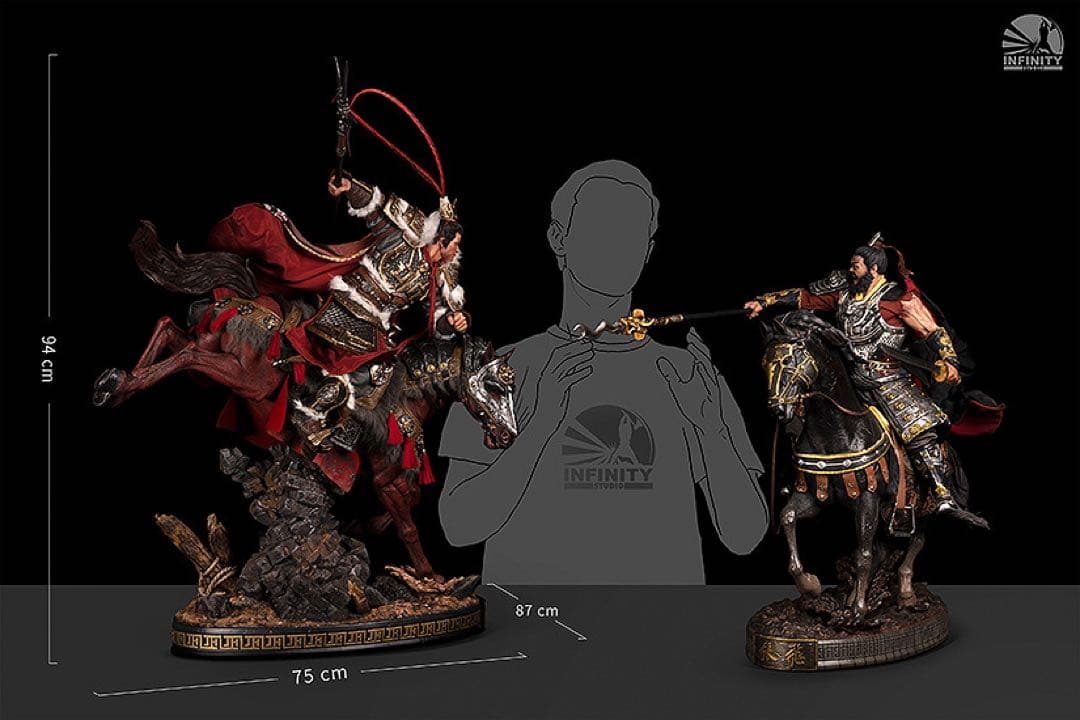 ① INFINITY STUDIO 三国志　呂布　ガレージキッド　フィギュア