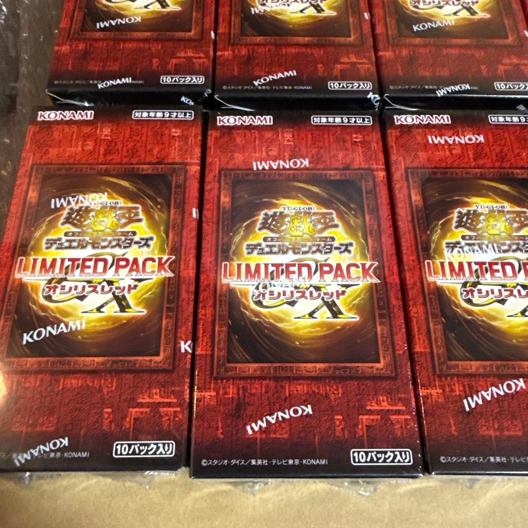 KONAMI 遊戯王 LIMITED PACK オシリスレッド　10box