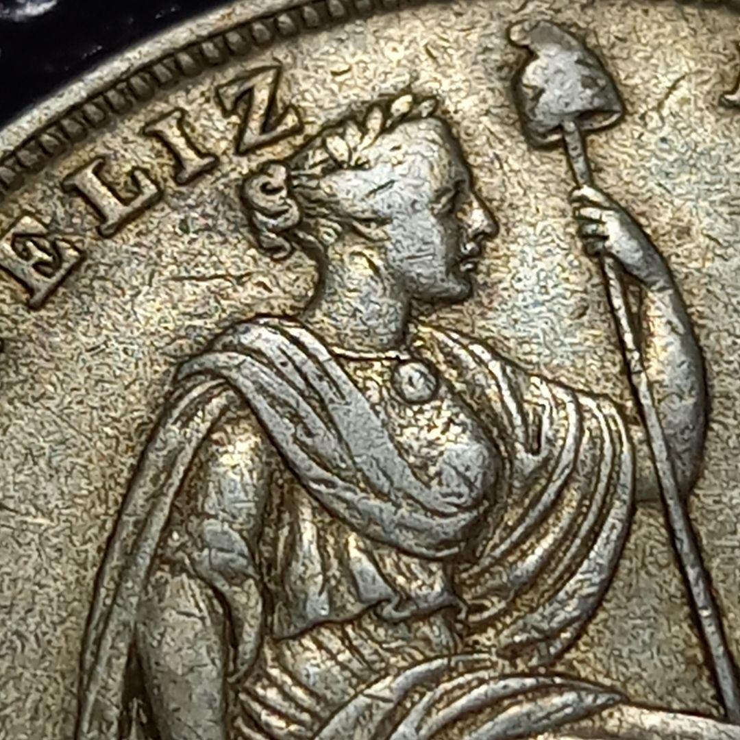 銀貨 1924年 ペルー 大型銀貨 25.01g
