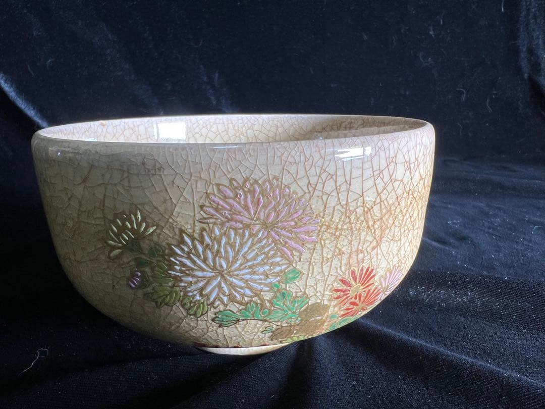 明治初期 薩摩焼 陶弘山製　煎茶道具★希少★115x70mm現状品のみ