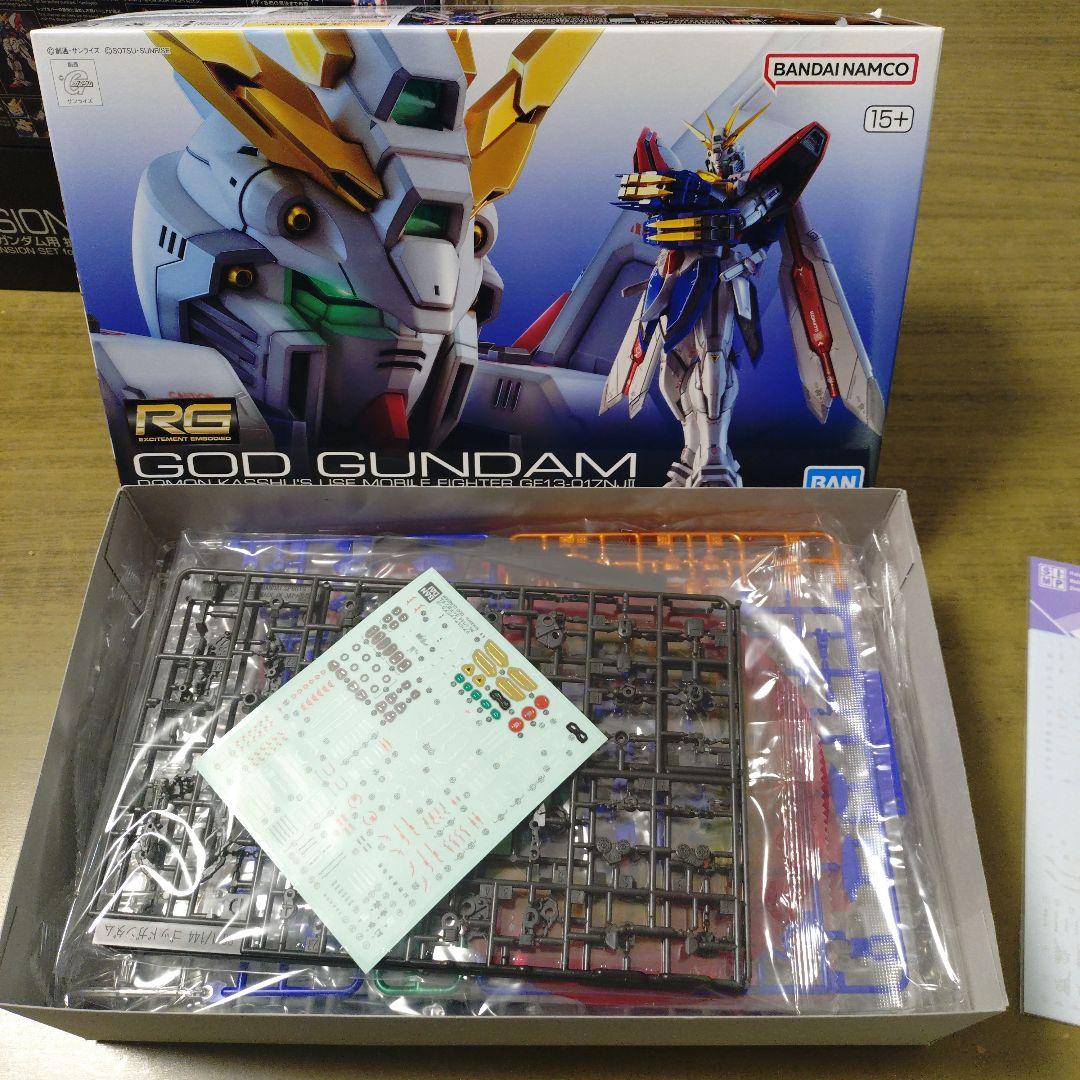 RG ゴッドガンダム　拡張セット　水転写デカール