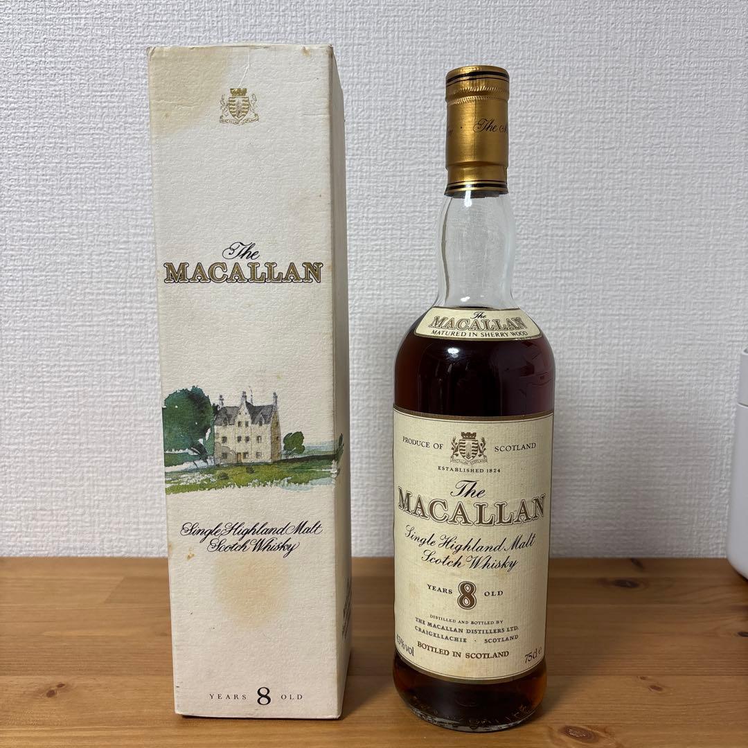 マッカラン8年　750ml 箱付き　未開封