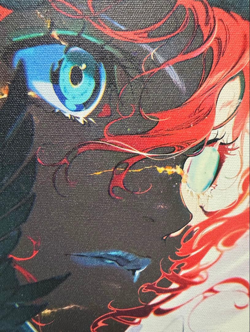 米山舞 EGO展「SCAR 」 直筆サイン入り キャンバスアート