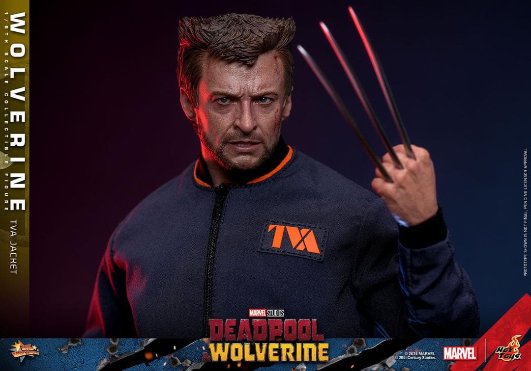 ホットトイズ 1/6 デッドプール ウルヴァリン TVAジャケット MMS756