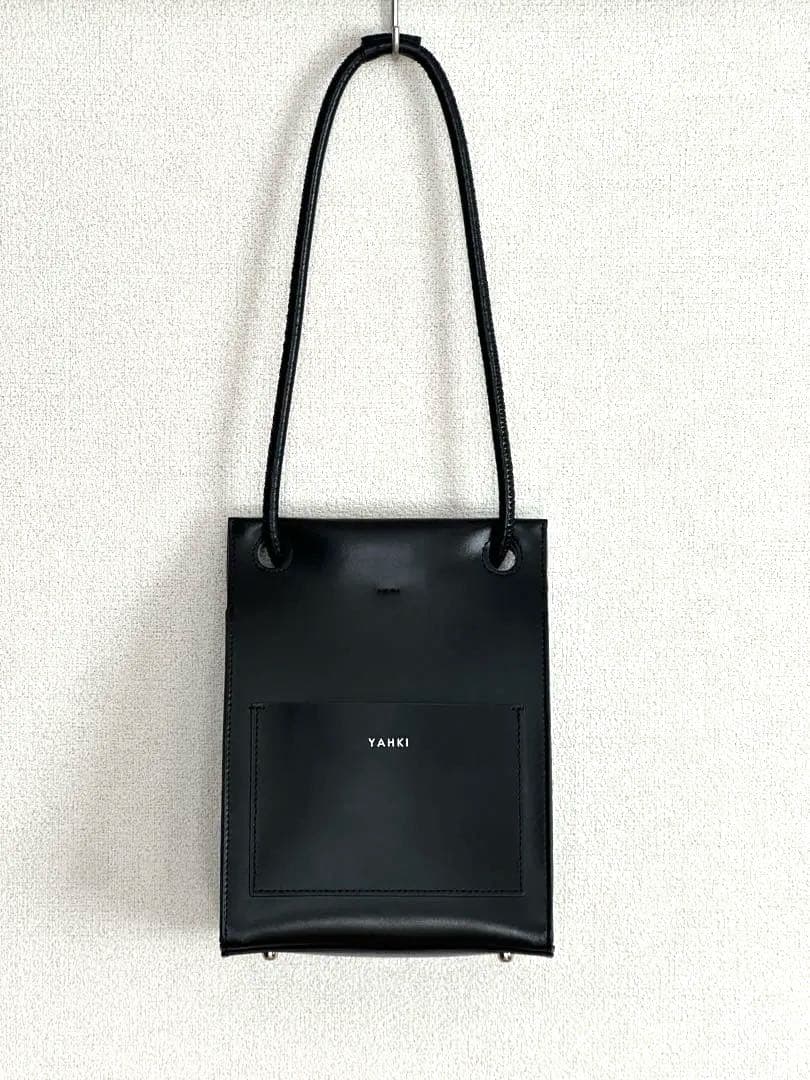 YAHKI ヤーキ ダブルフェイスレザースクエアハンドバッグ YH-291