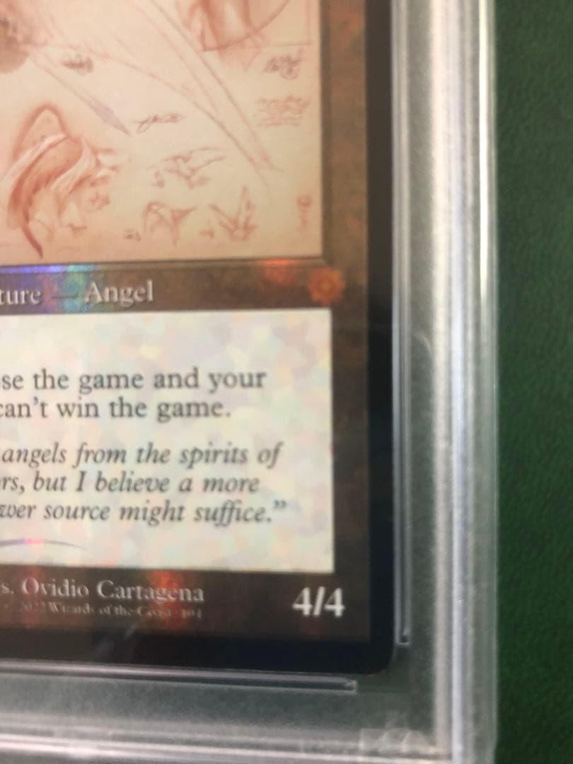 PSA鑑定9 MTG 白金の天使　兄弟戦争　ダブルレインボウ　foil