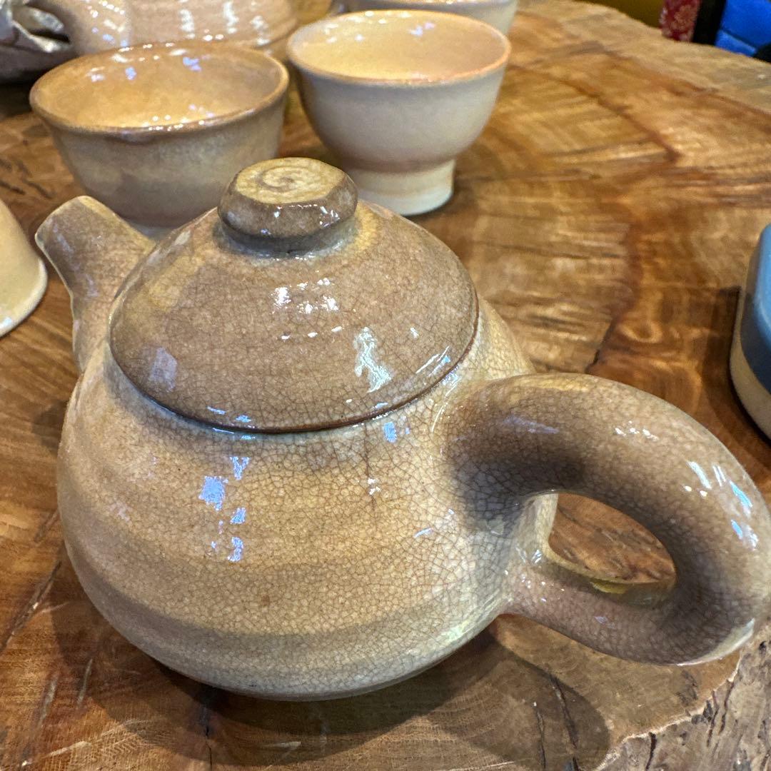 坂倉新兵衛，十二代，茶具，茶器，茶碗，茶道具セット 急須と茶碗6個