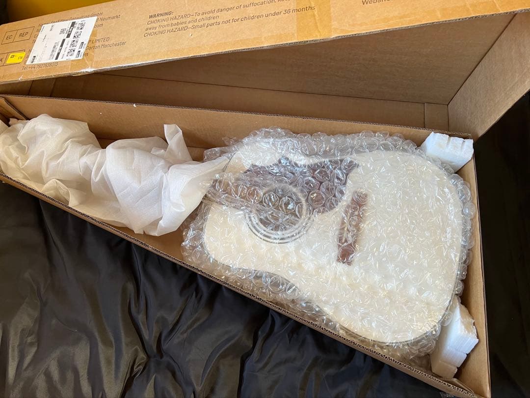 epiphone hummingbird white ハードケース付き未使用難有